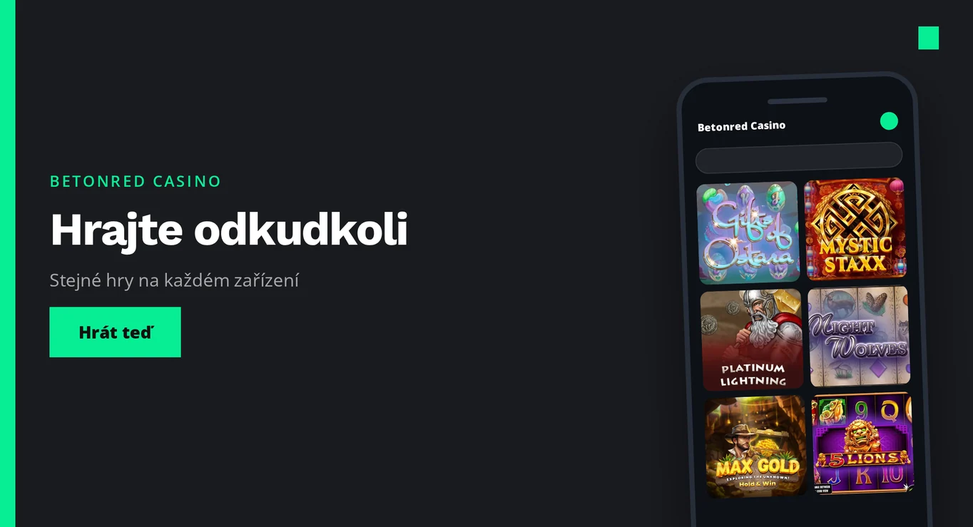 Hrajte hry mobilně odkudkoli.